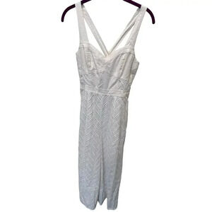 Anthropologie Ett: Twa Alice Eyelet Jumpsuit Size 4